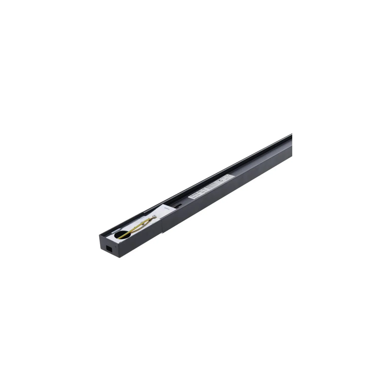 Bright Choice Komplett set 1-Fas Rail L 2 x 2 Meter Svart | incl. 10x Spot + GU10 2700K 3W Dimbar + Ändkåpa, Strömkontakt och L -Anslutningsstycke