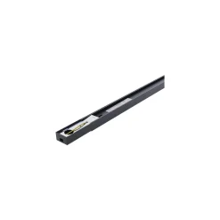 Bright Choice Komplett set 1-Fas Rail L 2 x 2 Meter Svart | incl. 9x Spot + GU10 2700K 3W Dimbar + Ändkåpa, Strömkontakt och L -Anslutningsstycke