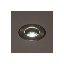 Bright Choice Markspotlights Rostfritt Stål Silver | Passande för 1x GU10