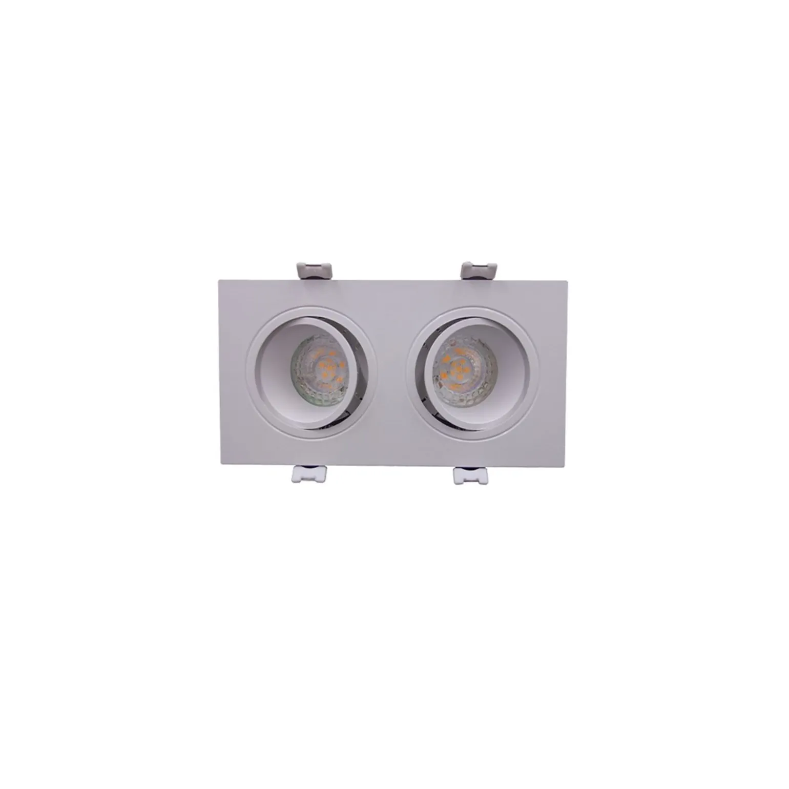 Bright Choice Spot Duo Vit | Utskärning 155x75mm - IP22 - GU10 Fitting