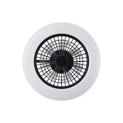 Brilliant Badria Takfläkt Plast Metall Svart 36W 4700lm - 830-865 CCT+RGB | 490mm - Fjärrkontroll Dimbar