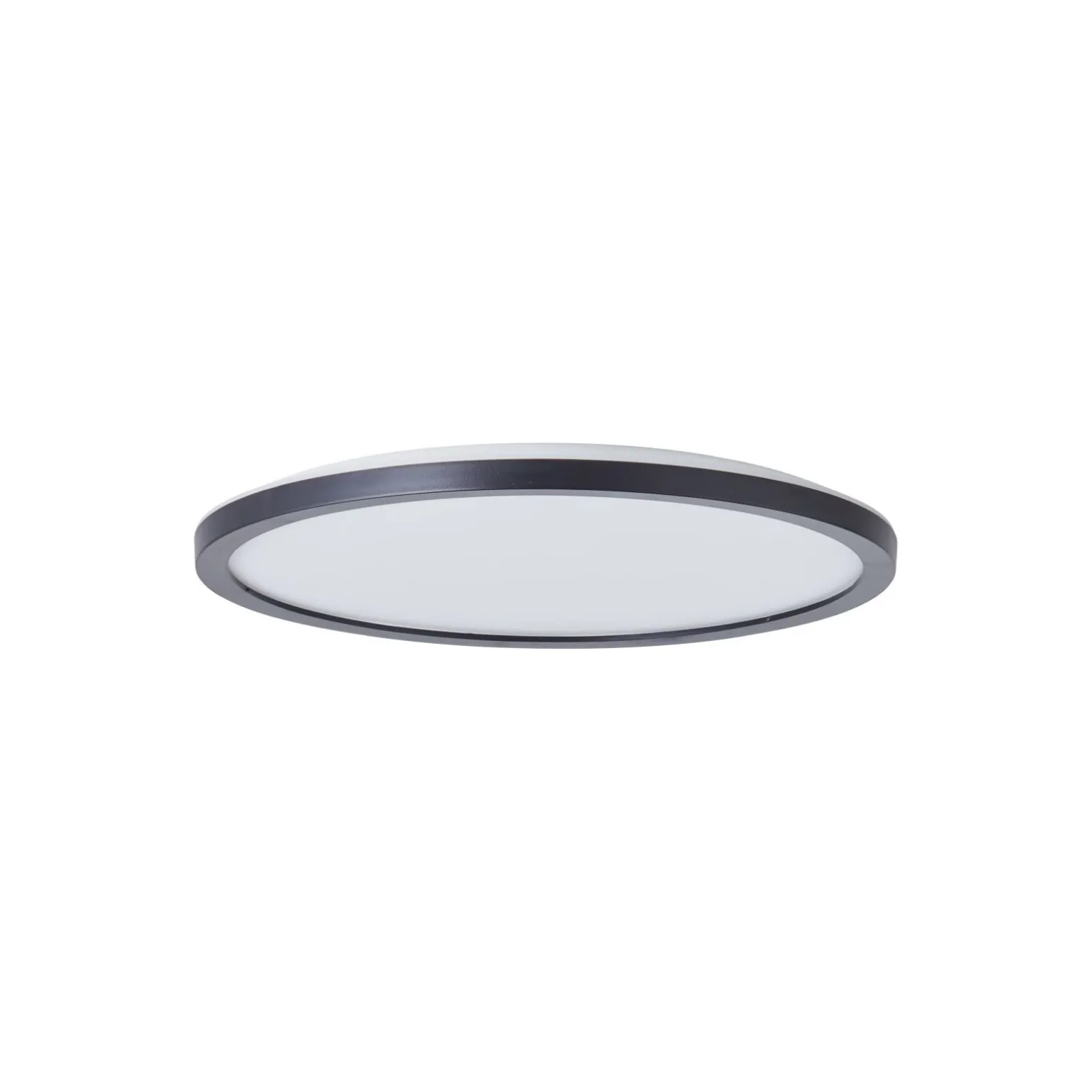Brilliant Brennan Taklampa Plast Svart Vit 13W 2000lm - 840 Kallvit | 294mm - IP44 - 3-Stegs Dimbar