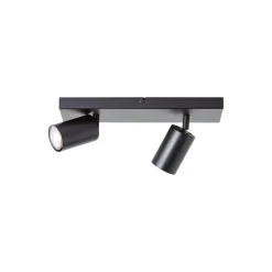 Brilliant Jello Taklampa Metall Matt Svart 9W 690lm - 830 Varm Vit | Inkl. 2x GU10