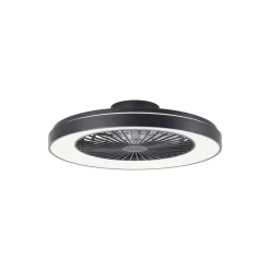 Brilliant Mazzaro Takfläkt Plast Svart 54W 6800lm - 830-865 CCT+RGB | 576 - Fjärrkontroll Dimbar