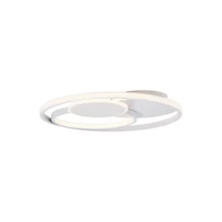 Brilliant Runda Taklampa Metall Silicone Vit 45W 5200lm - 830-865 CCT | 500mm - Fjärrkontroll Dimbar