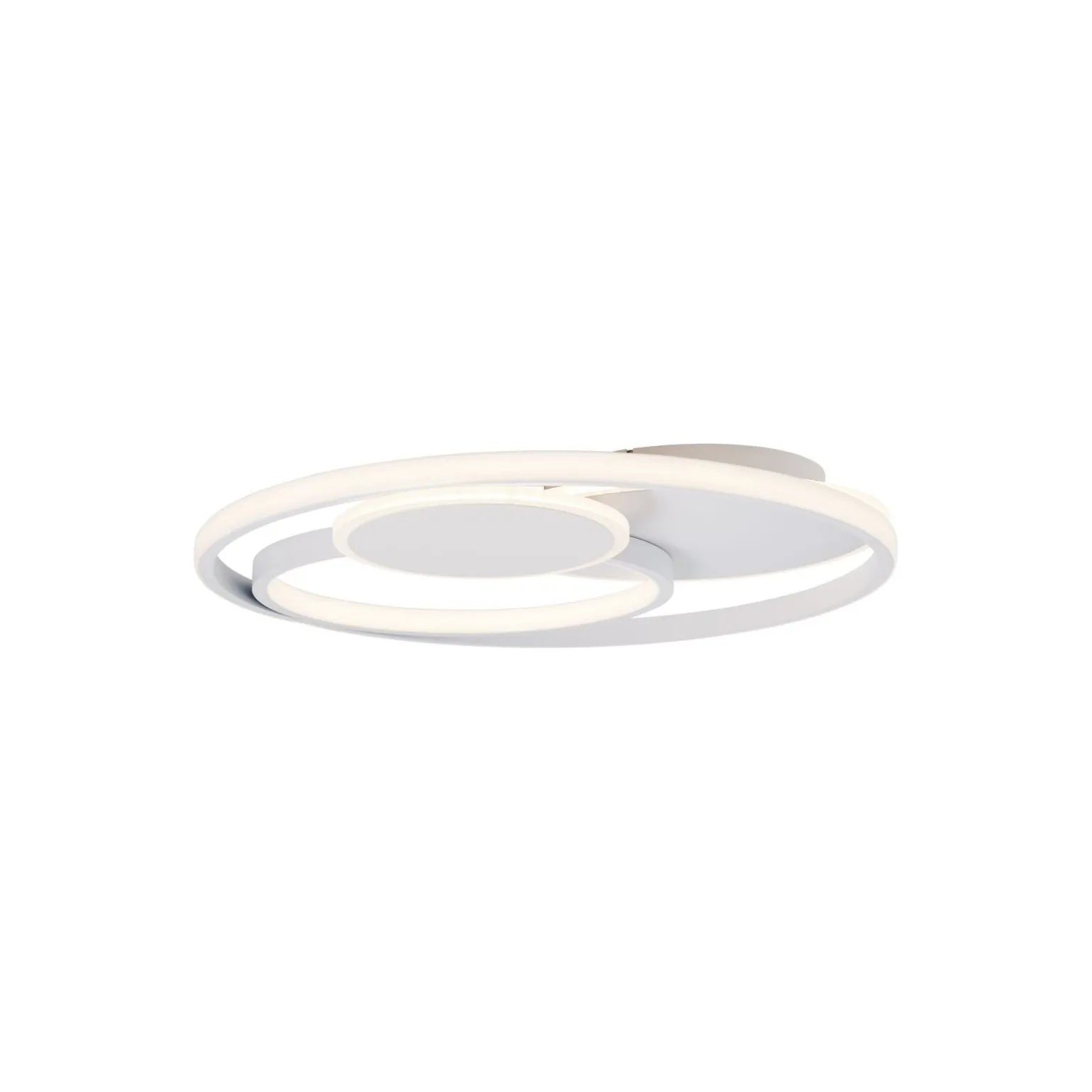 Brilliant Runda Taklampa Metall Silicone Vit 45W 5200lm - 830-865 CCT | 500mm - Fjärrkontroll Dimbar