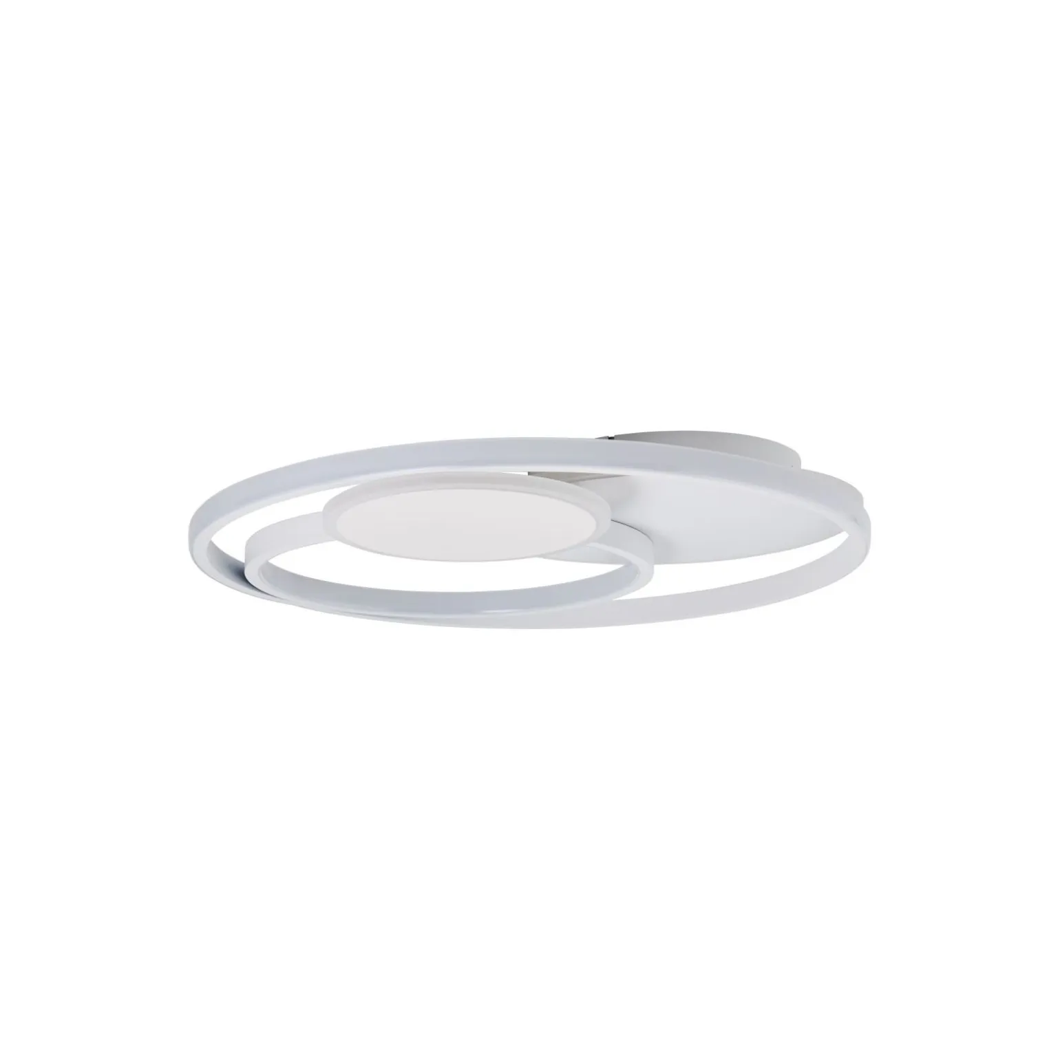 Brilliant Runda Taklampa Metall Silicone Vit 45W 5200lm - 830-865 CCT | 500mm - Fjärrkontroll Dimbar