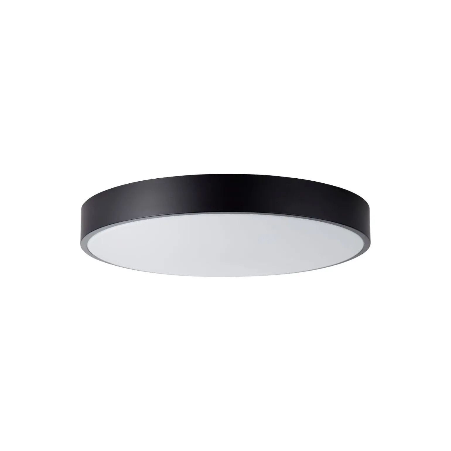 Brilliant Slimline Taklampa Metall Plast Vit Svart 58W 6800lm - 830-865 CCT | 490mm - Fjärrkontroll Dimbar