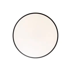 Brilliant Slimline Taklampa Metall Plast Svart Vit 34W 3800lm - 830-865 CCT | 490mm - Fjärrkontroll Dimbar