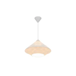 D'Lite Pendellampa Groede Papper Vit | Passande För 1x E27