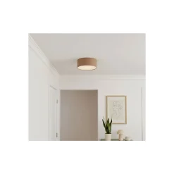 D'Lite Taklampa Lunelle 30cm Textil Brun | Passande För 2x E27