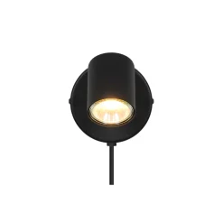 D'Lite Vägglampa Trop Sandig Svart | Passande För 1x GU10