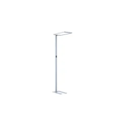 Dotlux LED Golvlampa Roof Butler Silver 80W 8800lm - 840 Kallvit | UGR <19 - 1-10V Dimbar - Rörelsesensor