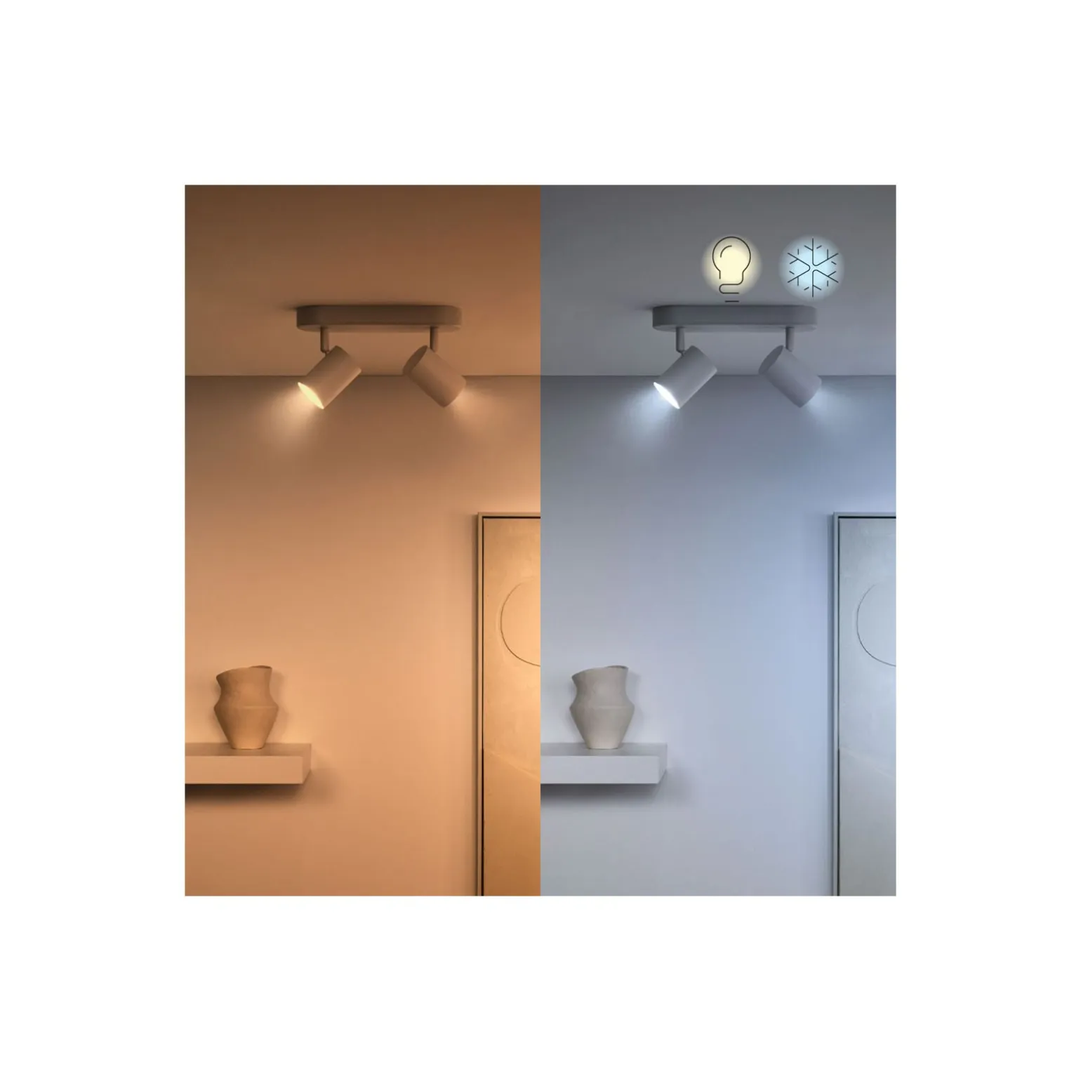 Dubbelpack 2x WiZ Smart LED Spot GU10 PAR16 5W 400lm 36D | Bästa Färgåtergivning - Dimbar - Ersättare 50W