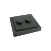 EcoDim Dimmerknapp DUO Busch-Jaeger Future Linear incl. Rotary Lock Platta