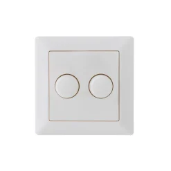EcoDim Dimmerknapp DUO GIRA/JUNG/Merten incl. Rotary Lock Platta