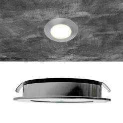 EcoDim Infälld Spot Nickel 3W 240lm 90D - 827 Extra Varm Vit | 62mm - Utskärning 55mm - IP54 - Dimbar