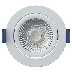 EcoDim Infälld Spot Vit 6W 450lm 60D 827- 860 Justerbar Vit | RGB - 85mm - Utskärning 75mm - IP54 - Zigbee Dimbar