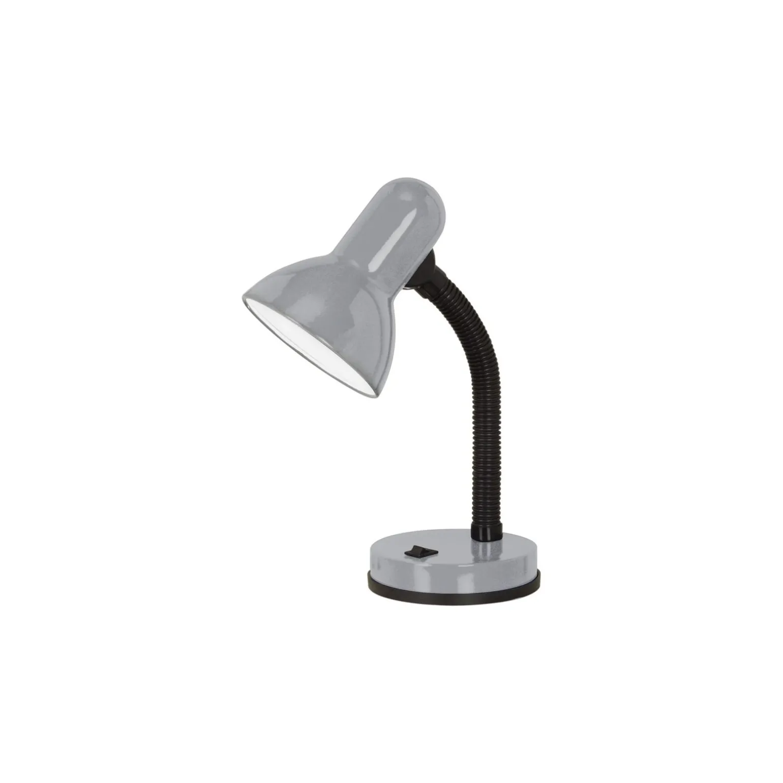 Eglo Bordslampa Basic 1 Stål Silver | IP20 - Passande för 1x E27
