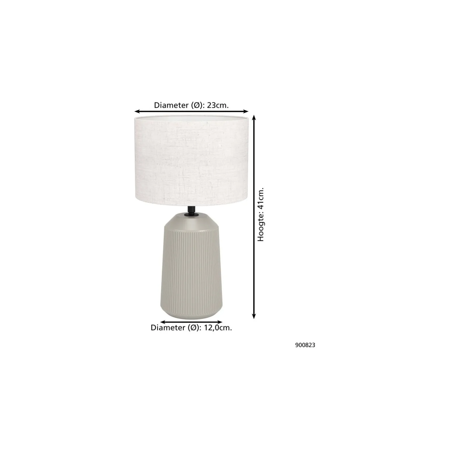 Eglo Bordslampa Capalbio Ceramic Sanded | IP20 - Passande för 1x E27