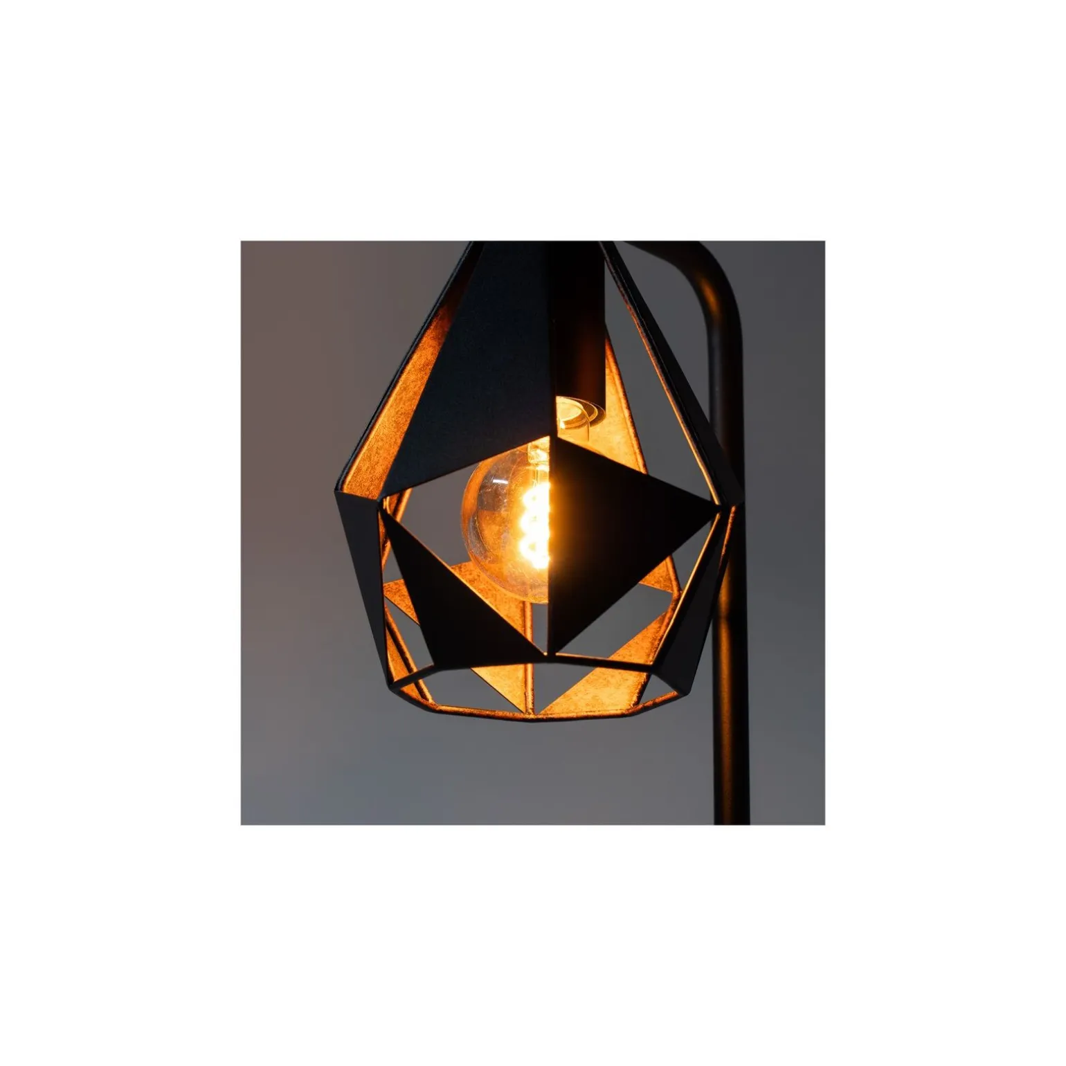 Eglo Bordslampa Carlton 4 Stål Svart Koppar | IP20 - Passande för 1x E27