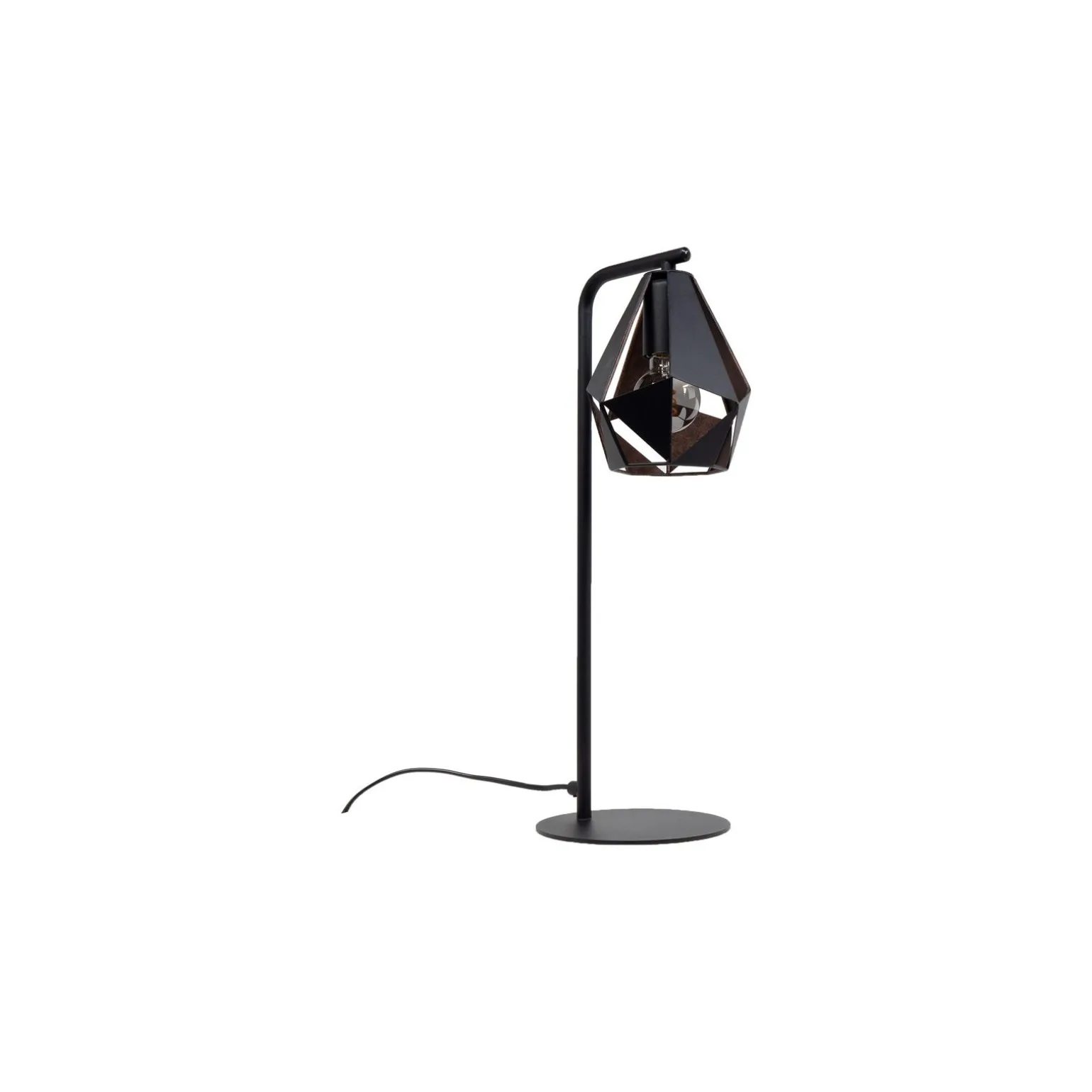 Eglo Bordslampa Carlton 4 Stål Svart Koppar | IP20 - Passande för 1x E27