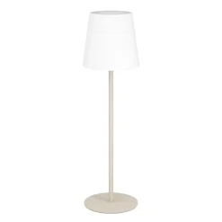 Eglo Bordslampa Fiorana Stål Beige | Passande För 1x E14