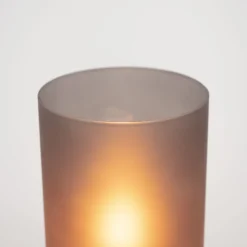 Eglo Bordslampa Geo Glas Grå | Passande För 1x E14
