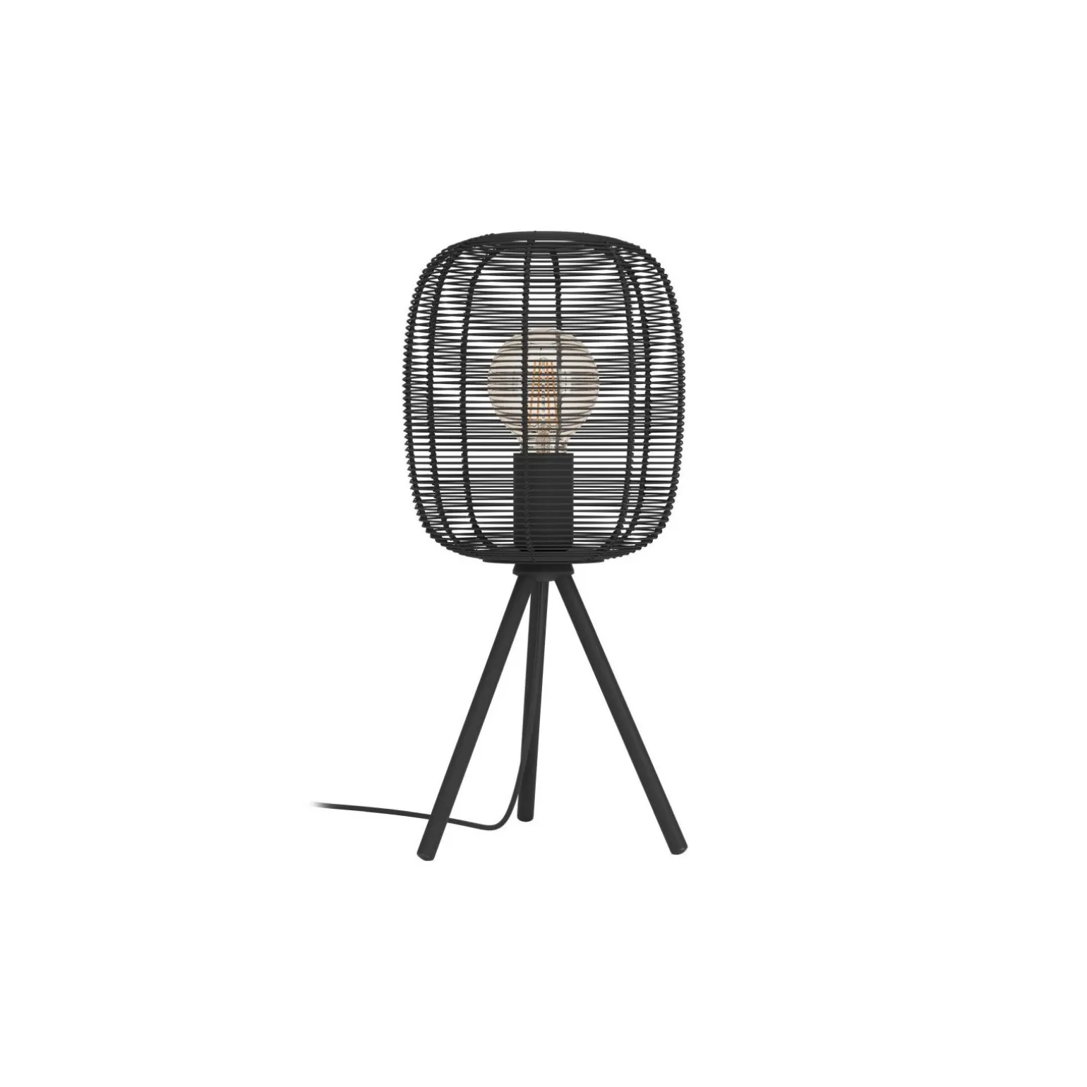 Eglo Bordslampa Rinroe Stål Svart | Passande för 1x E27