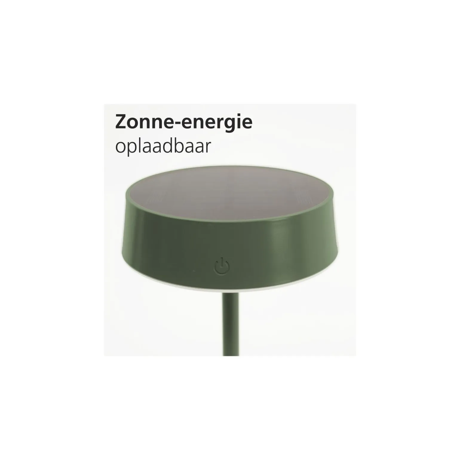 Eglo Bordslampa Simeri Solar Stål Grön 3W 250lm - 830-860 Justerbar Vit | IP44 - Touchdimmerbar - USB-C