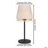 Eglo Bordslampa Tabley Stål Svart | Passande För 1x E27