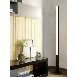 Eglo Connect.Z Smart Golvlampa Simolaris-Z Aluminium Svart 34W 3960lm - 827-865 Justerbar Vit | Dimbar