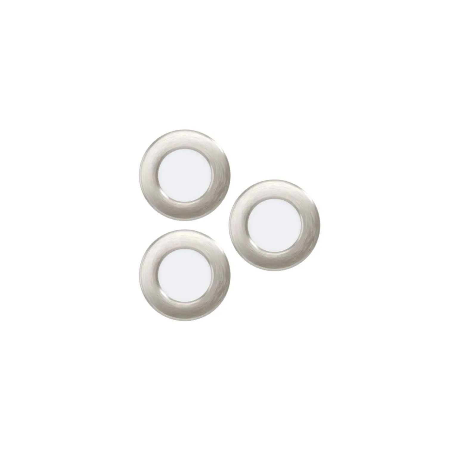 Eglo Connect.Z Smart Infälld Spot Badrumsbelysning Fueva 6-Z Plast Satin Nickel 8.4W 1020lm - 827-865 Justerbar Vit + RGB | Dimbar