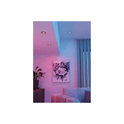 Eglo Connect.Z Smart Infälld Spot Badrumsbelysning Fueva 6-Z Plast Satin Nickel 8.4W 1020lm - 827-865 Justerbar Vit + RGB | Dimbar