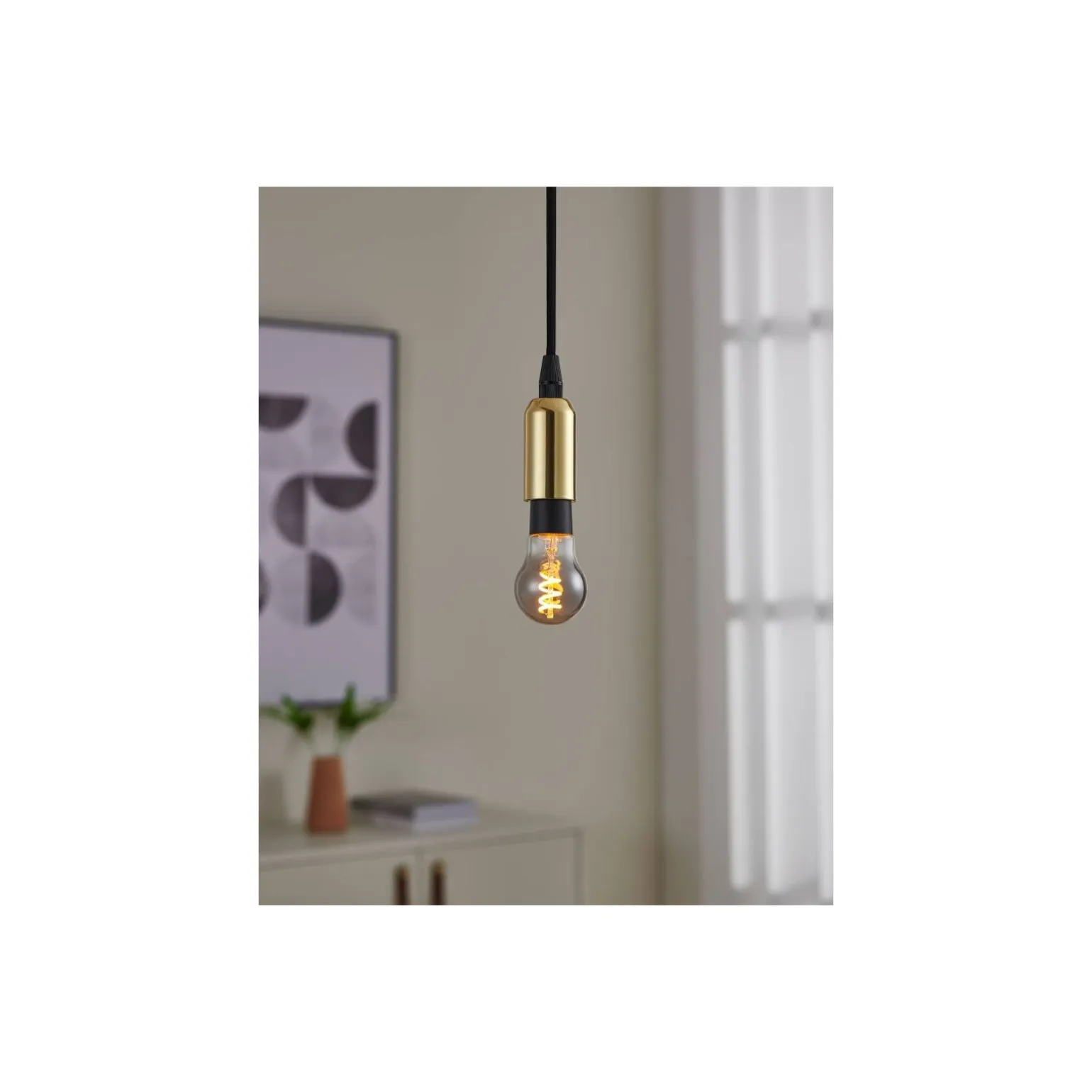 Eglo Connect.Z Smart LED Boll E14 Filament Smokey 4W 150lm - 820 Extra Varm Vit | Dimbar - Ersättare 15W
