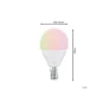 Eglo Connect.Z Smart LED Boll E14 Matt 4.9W 470lm - 827 Extra Varm Vit | Dimbar - Ersättare 40W