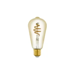 Eglo Connect.Z Smart LED Edison E27 Filament Ambar 4.9W 360lm - 827-865 Justerbar Vit | Dimbar - Ersättare 25W