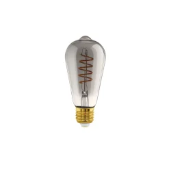 Eglo Connect.Z Smart LED Edison E27 Filament Smokey 4W 150lm - 820 Extra Varm Vit | Dimbar - Ersättare 15W