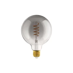 Eglo Connect.Z Smart LED Globe E27 Filament Smokey 4W 150lm - 820 Extra Varm Vit | Dimbar - Ersättare 15W