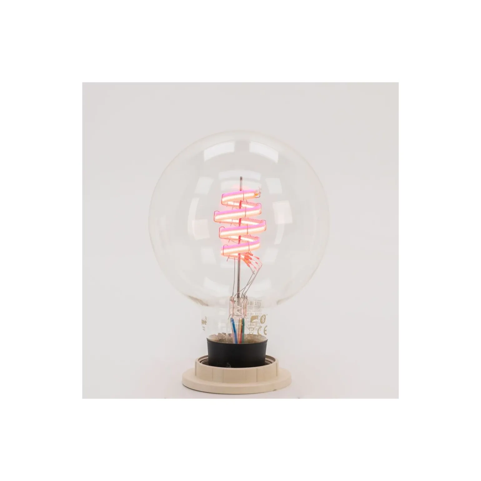 Eglo Connect.Z Smart LED Globe E27 Filament Klar 4.9W 400lm - 830 Varm Vit + RGB | Dimbar - Ersättare 40W