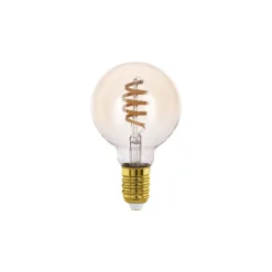 Eglo Connect.Z Smart LED Globe E27 Filament Ambar 4.9W 360lm - 827-865 Justerbar Vit | Dimbar - Ersättare 25W