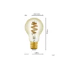 Eglo Connect.Z Smart LED Päron E27 Filament Ambar 4.9W 360lm - 827-865 Justerbar Vit | Dimbar - Ersättare 25W