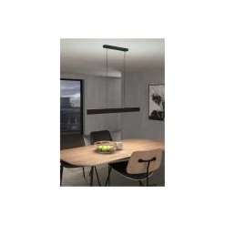 Eglo Connect.Z Smart Pendellampa Andreas-Z Stål Svart 38W 4600lm - 827-865 Justerbar Vit + RGB | Dimbar