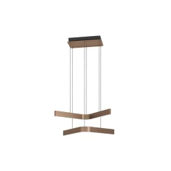 Eglo Connect.Z Smart Pendellampa Folcino-Z Stål Bronze, Svart 36W 3720lm - 827-865 Justerbar Vit + RGB | Dimbar