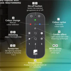 Eglo Connect.Z Smart Pendellampa Fraioli-Z Aluminium Vit 17W 2100lm - 827-865 Justerbar Vit | Dimbar