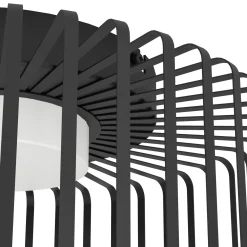 Eglo Connect.Z Smart Taklampa Ginestrone-Z Stål Svart 22W 2450lm - 827-865 Justerbar Vit | 450mm - Dimbar