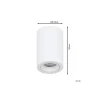 Eglo Connect.Z Smart Tak Spot Carosso-Z Aluminium Vit 4.9W 345lm - 827-865 Justerbar Vit + RGB | Dimbar - Passande för GU10