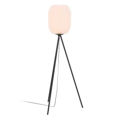 Eglo Golvlampa Belgrave Stål Svart Vit | Passande För 1x E27