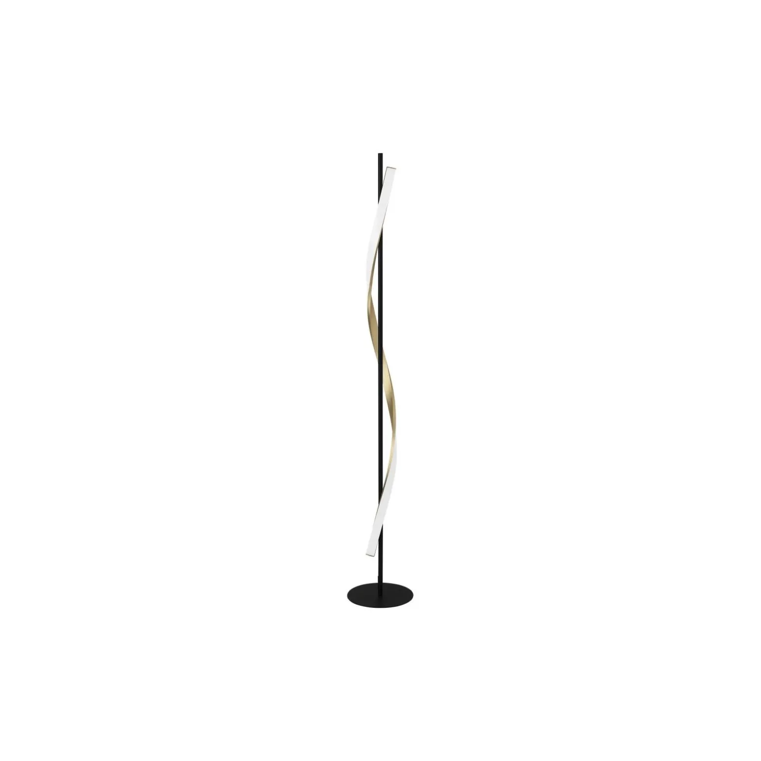 Eglo Golvlampa Conaprato Stål Brushed Mässing, Svart 20W 2500lm - 827-840-865 CCT | Dimbar