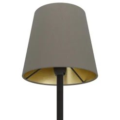 Eglo Golvlampa Fiorana Stål Svart Guld | Passande För 1x E14